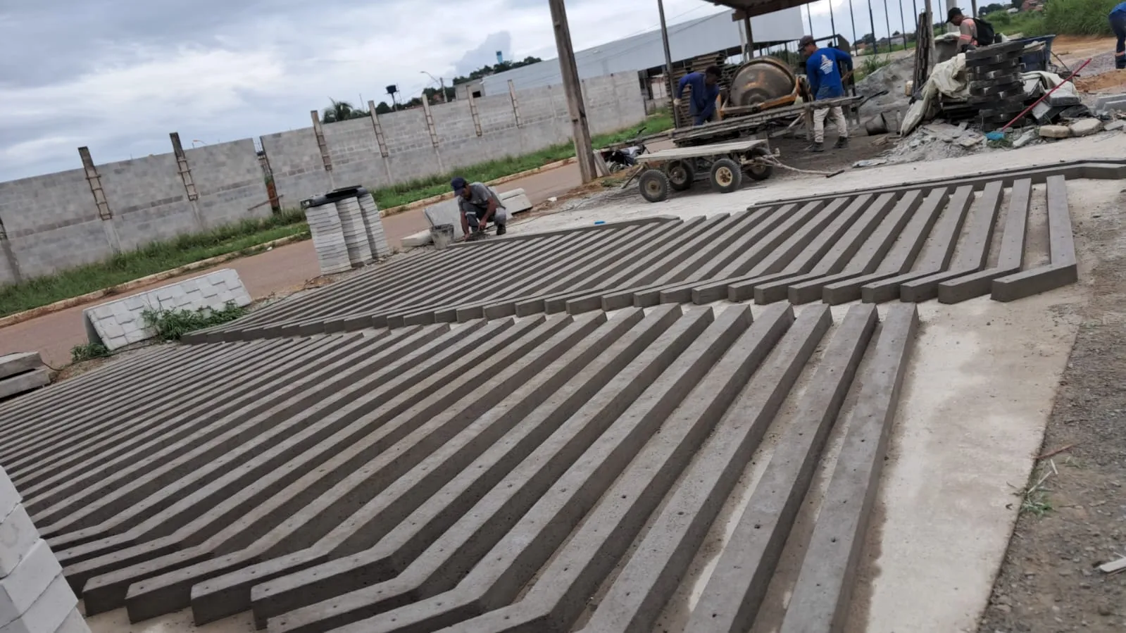 Obra de infraestrutura urbana em Parauapebas